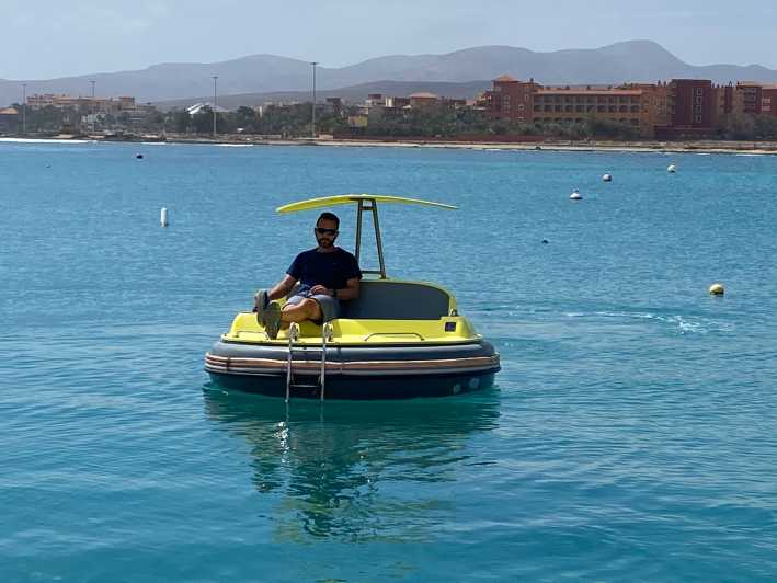 Caleta de Fuste: Electric Boat in Puerto Castillo - Swim the calm water or keep it chill: what you can do with your time