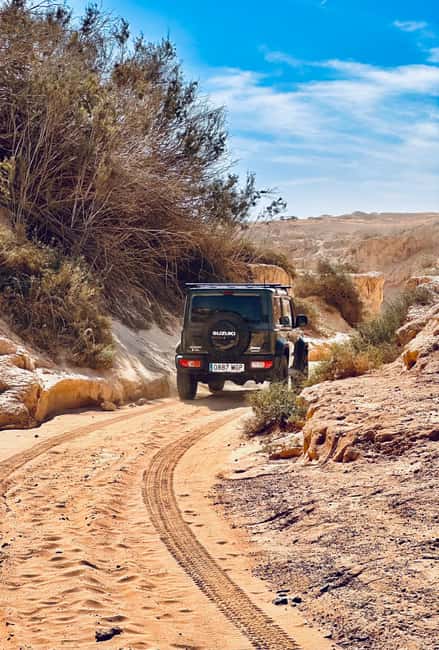 From Corralejo: Fuerteventura Self-Drive 4x4 Jeep Tour - Caleta de la Ballena: a picturesque coastal pause