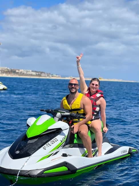 From Morro Jable: Jet Ski Adventure Tour (without license) - Getting There: The Pink-Flag Beach Office and Hotel Pickup