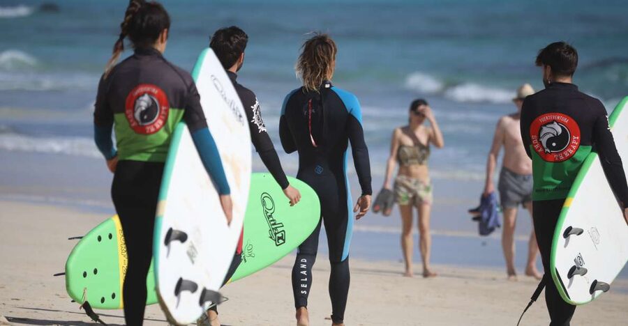 Fuerteventura : Corralejo Surf Lesson - Pickup in Corralejo and the Van Ride to the Best Spot