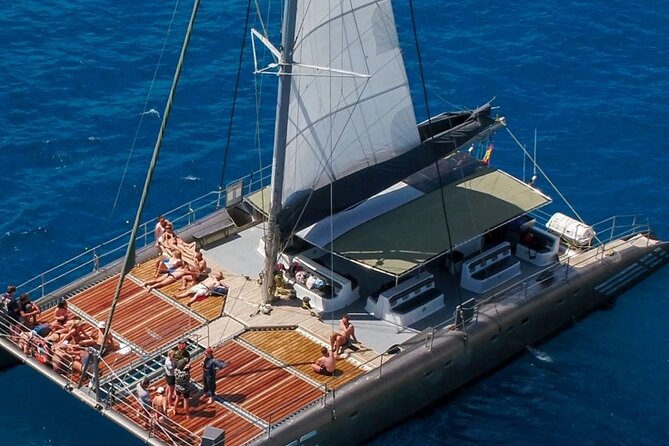 Fuerteventura: Day at Sea on a Sailing Catamaran with Lunch and Drinks - The 4-hour sailing plan: what happens before and after the swim break