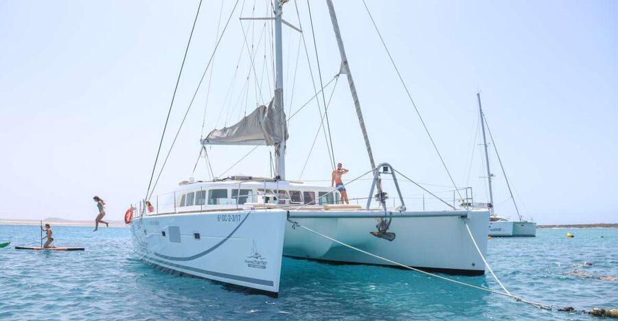Fuerteventura: Private Luxury Catamaran to Lobo Island - Playa de La Concha: Where Calm Water Makes Activities Actually Fun