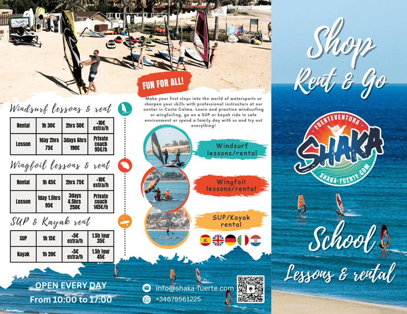 Fuerteventura: Wingsurf Taster in beautiful Costa Calma! - Where this experience fits best in your Fuerteventura plans