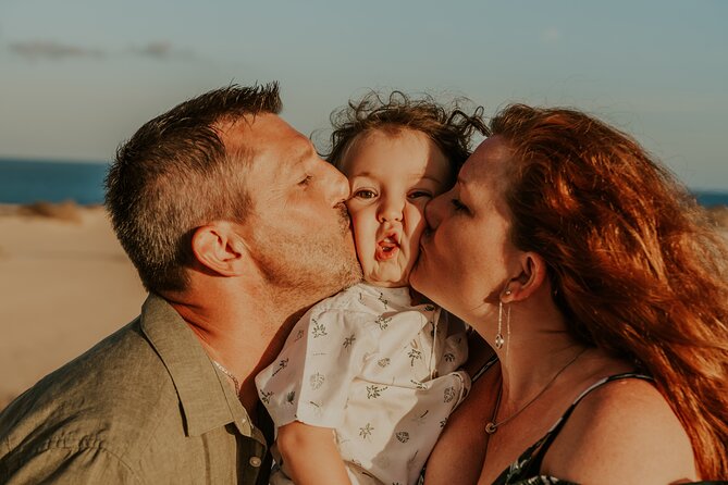 Fun and spontaneous family photoshoot - Corralejo Fuerteventura - Value check: $237.22 per group up to 5