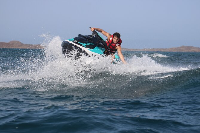 Jet Ski Activity to Lobos Island from Corralejo - Lobos Island highlights: natural pools and volcano views from the water