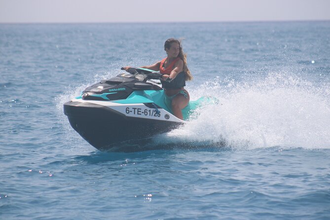 Jet Ski Activity to Lobos Island from Corralejo - Corralejo Dunes: the scenery you notice after the speed