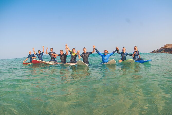 Learn to surf on the endless beaches in southern Fuerteventura - Gear and why height/weight details matter