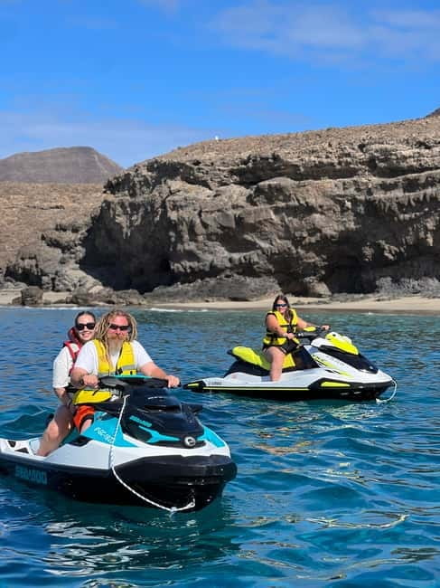 Morro Jable: Guided Jet Ski Safari (without license) - Your 60 Minutes on the Water: Lighthouse Start and Two Riding Blocks
