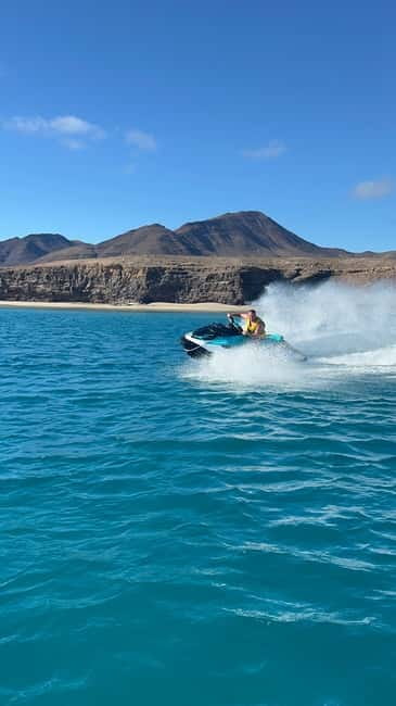 Morro Jable: Guided Jet Ski Safari (without license) - Lighthouses, Coves, and the Southern Coast of Fuerteventura