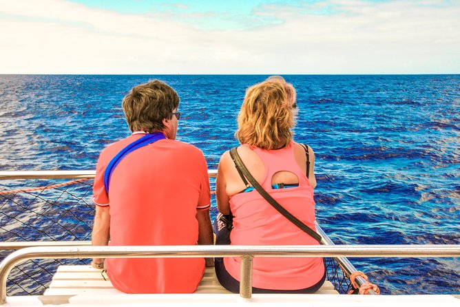 Odyssee 3: The Glass Bottom Boat Tour in Fuerteventura - The swim-and-play stop: slide, snorkel, kayak, paddle surf, and more