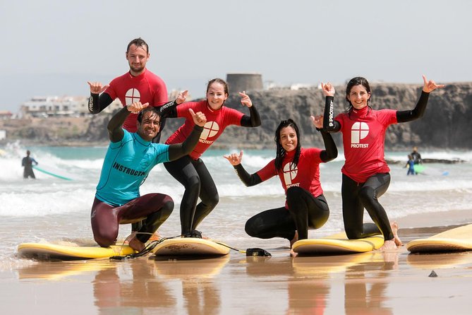 Surf Class at Corralejo - Choosing the Best Spot: from El Cotillo to Playa del Moro