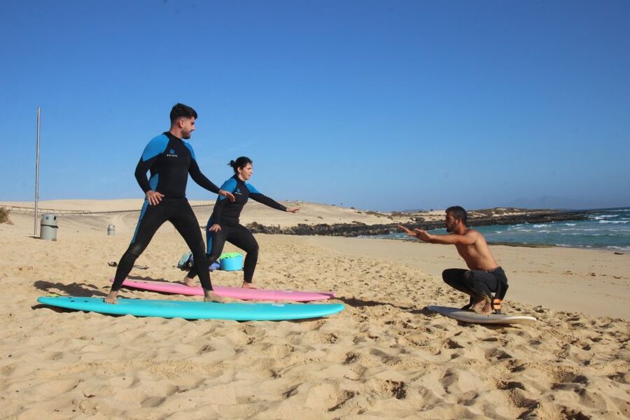 Surf Lessons in Fuerteventura ( Corralejo ) - Small-Group Coaching: Why a Max 4-to-1 Setup Helps So Much